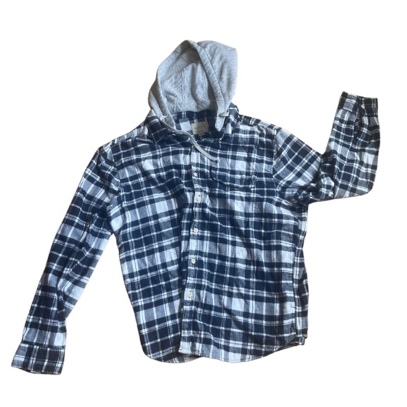 American Eagle Outfitters Other - American Eagle Outfitters Super Soft Navy and White Plaid Shirt